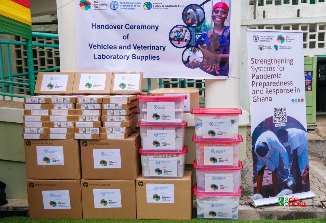 MoFA receives FAO Supported Logistics