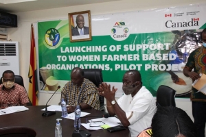 Ministry of Food and Agriculture and  Global Affairs Canada announced  a GHC 2.5 million pilot support to Women’s Farmer-Based Organizations (WFBOs)