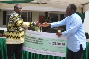 2019- National Best Farmer, Charles Gyamfi Receives GH₵ 536,000 Cash Award Prize