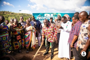 Agric Minister Breaks Ground for Tomato Processing Plant in Agogo